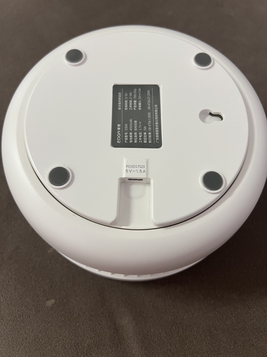 EDON Portable Fan with LED Light - photo 5