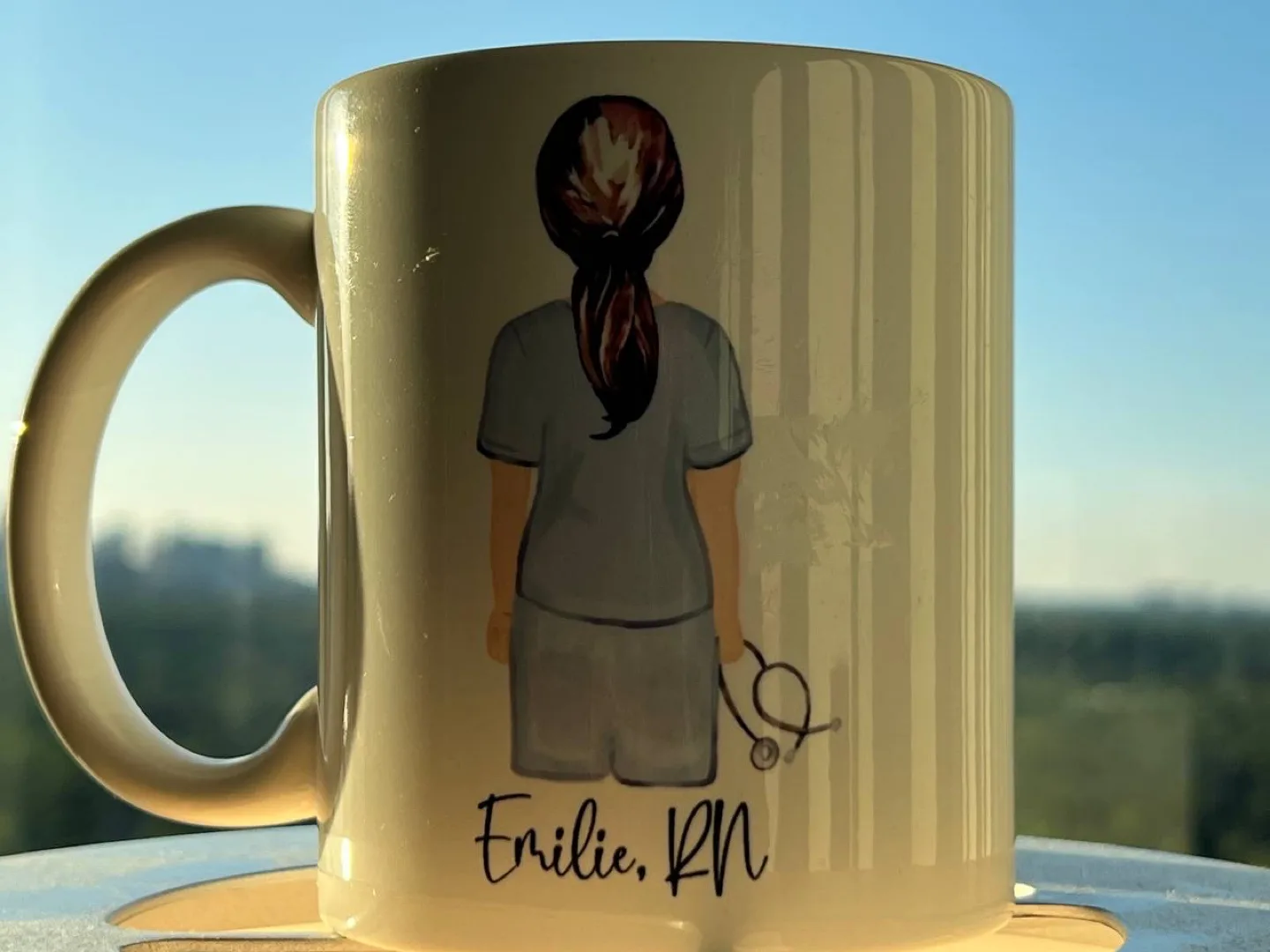 Custom 'Emilie, RN' Mug thumbnail