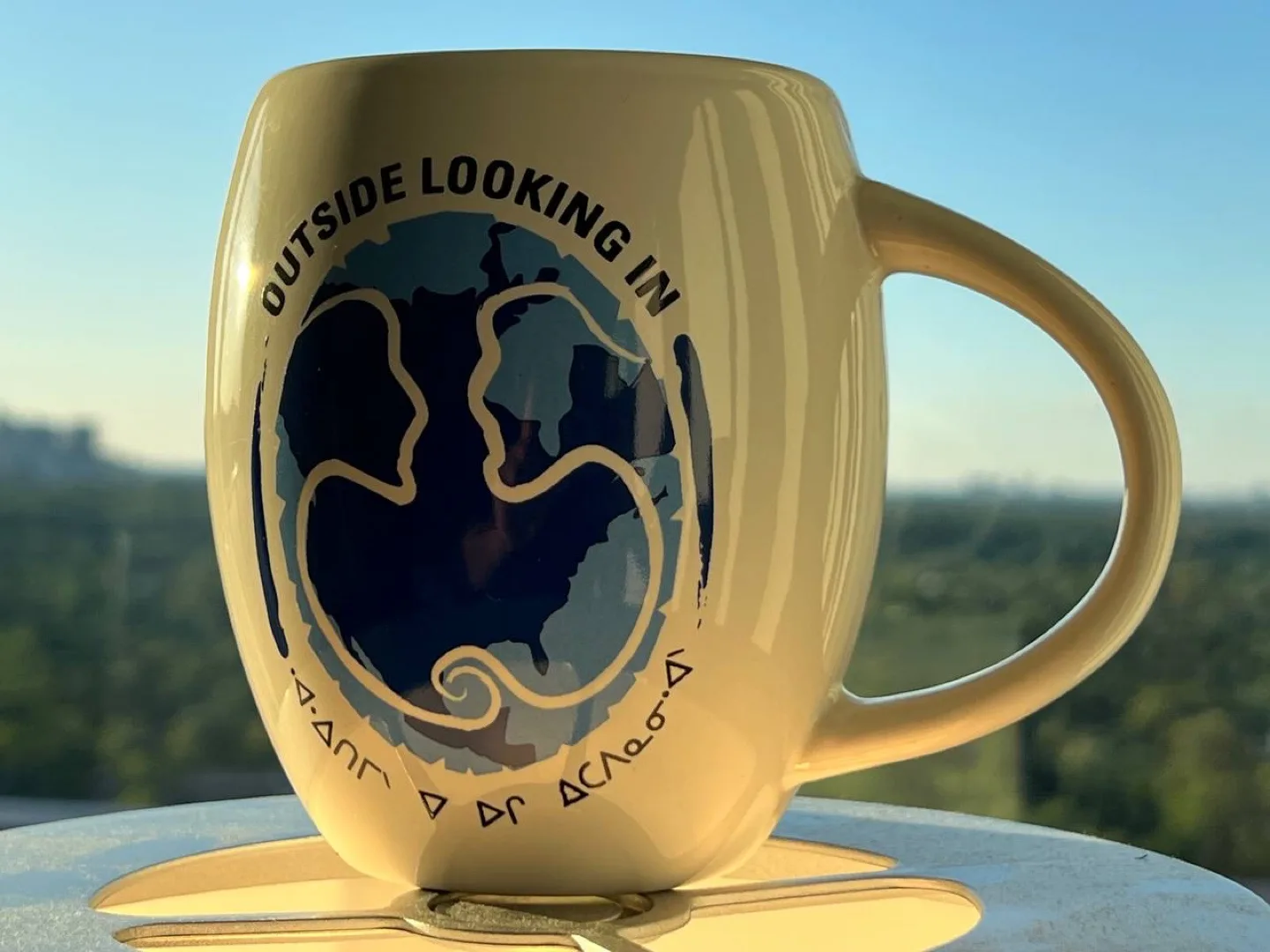 Outside Looking In Coffee Mug thumbnail