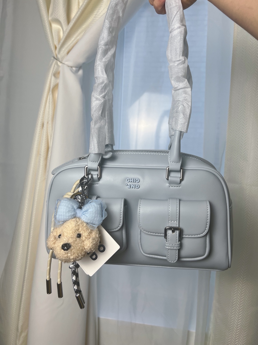 Chio'2nd Iconic Chubby Bag - Light Blue