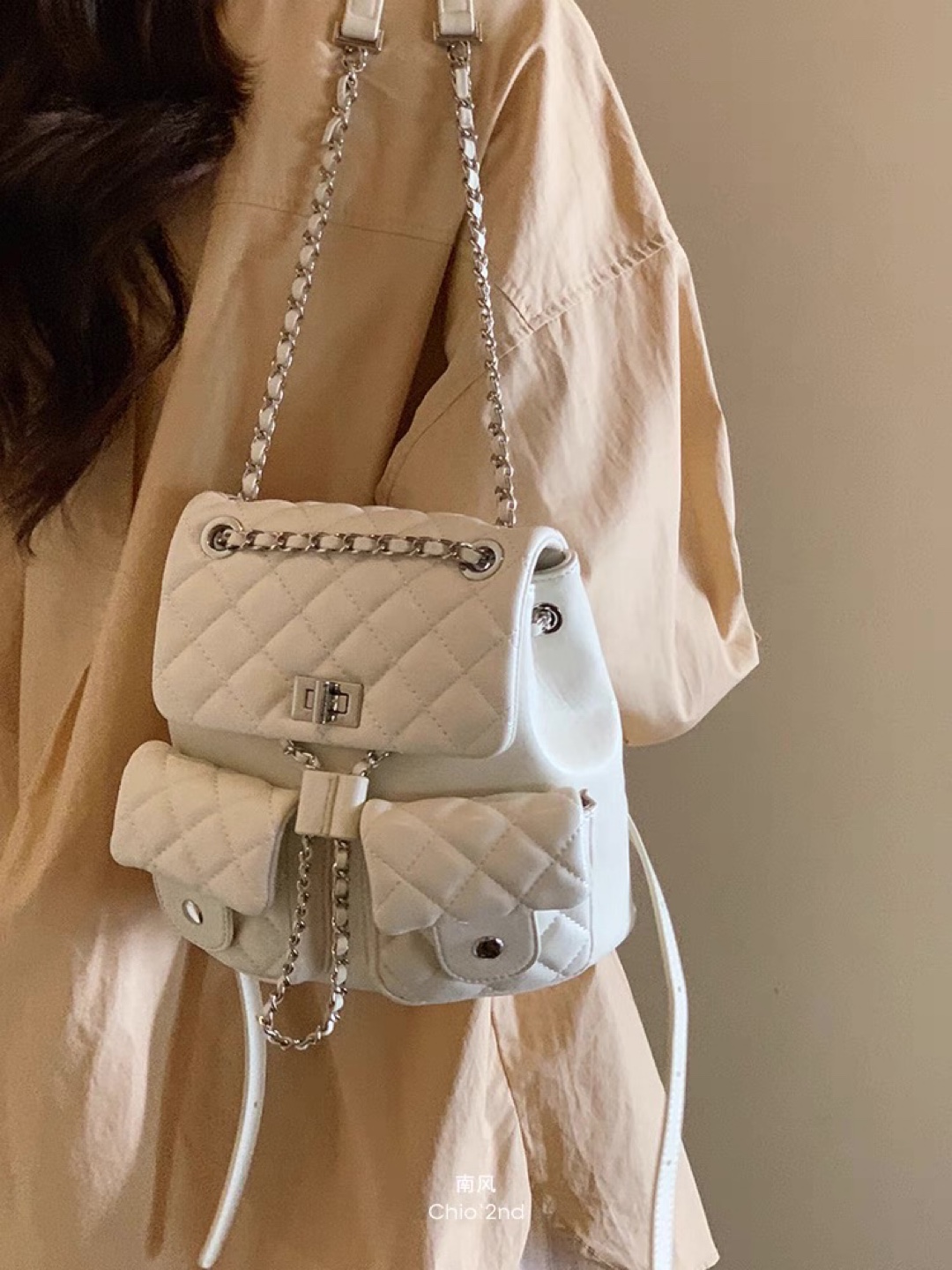 Chio'2nd White Backpack - photo 4