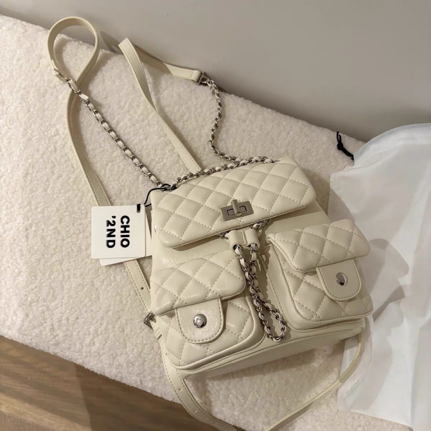 Chio'2nd White Backpack - photo 5