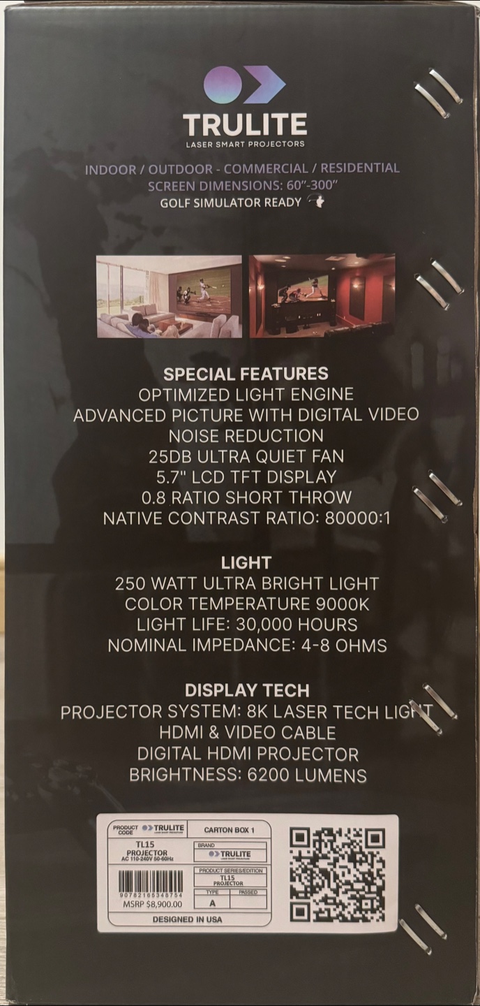 TruLite TL15 8K UHD Laser Projector - photo 3
