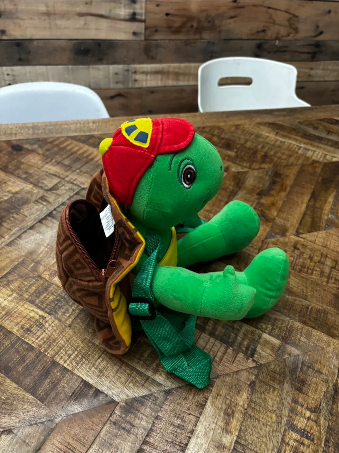 Vintage “Franklin” Plush Backpack image indicator(4)