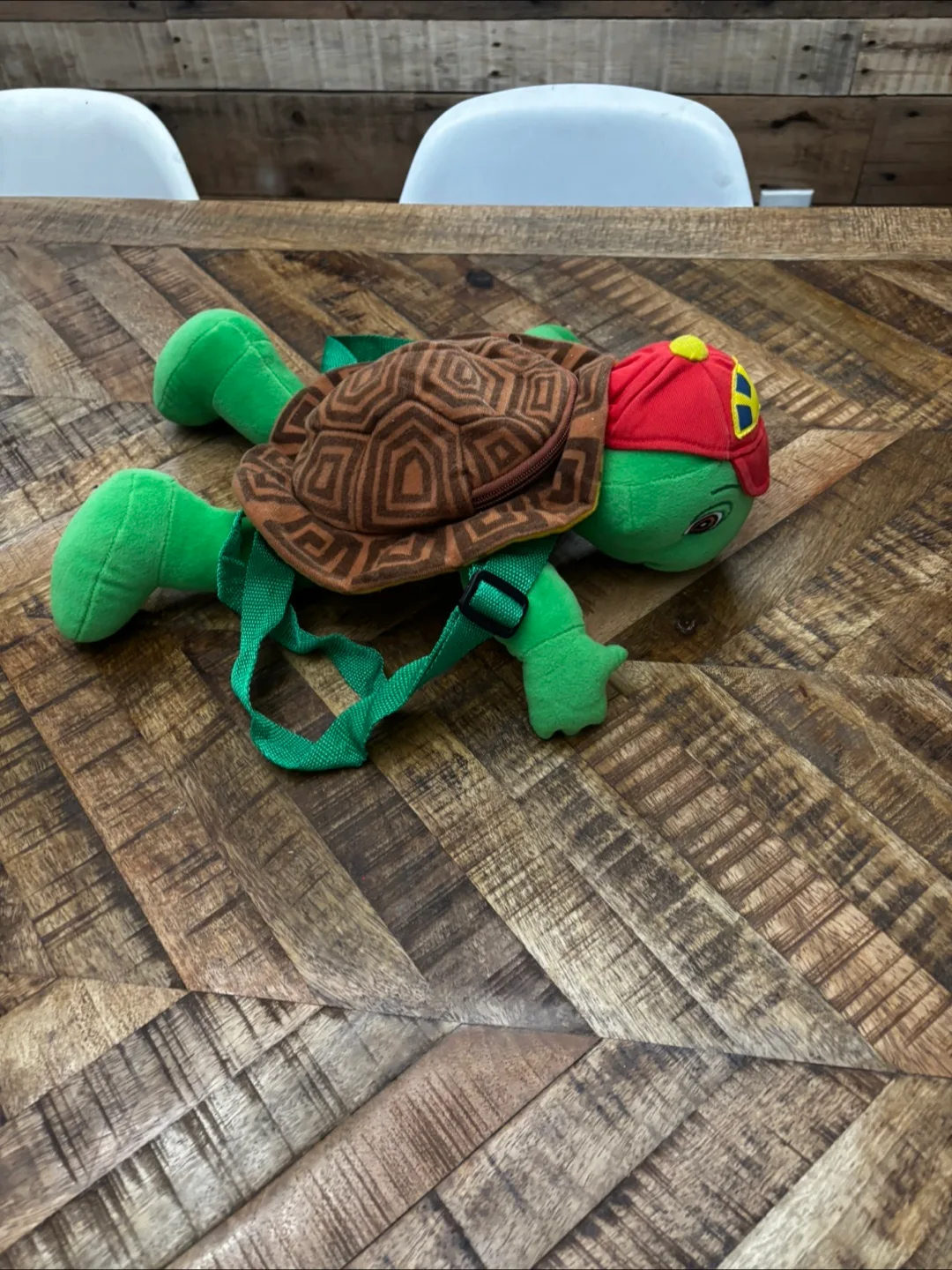 Vintage “Franklin” Plush Backpack image indicator(3)