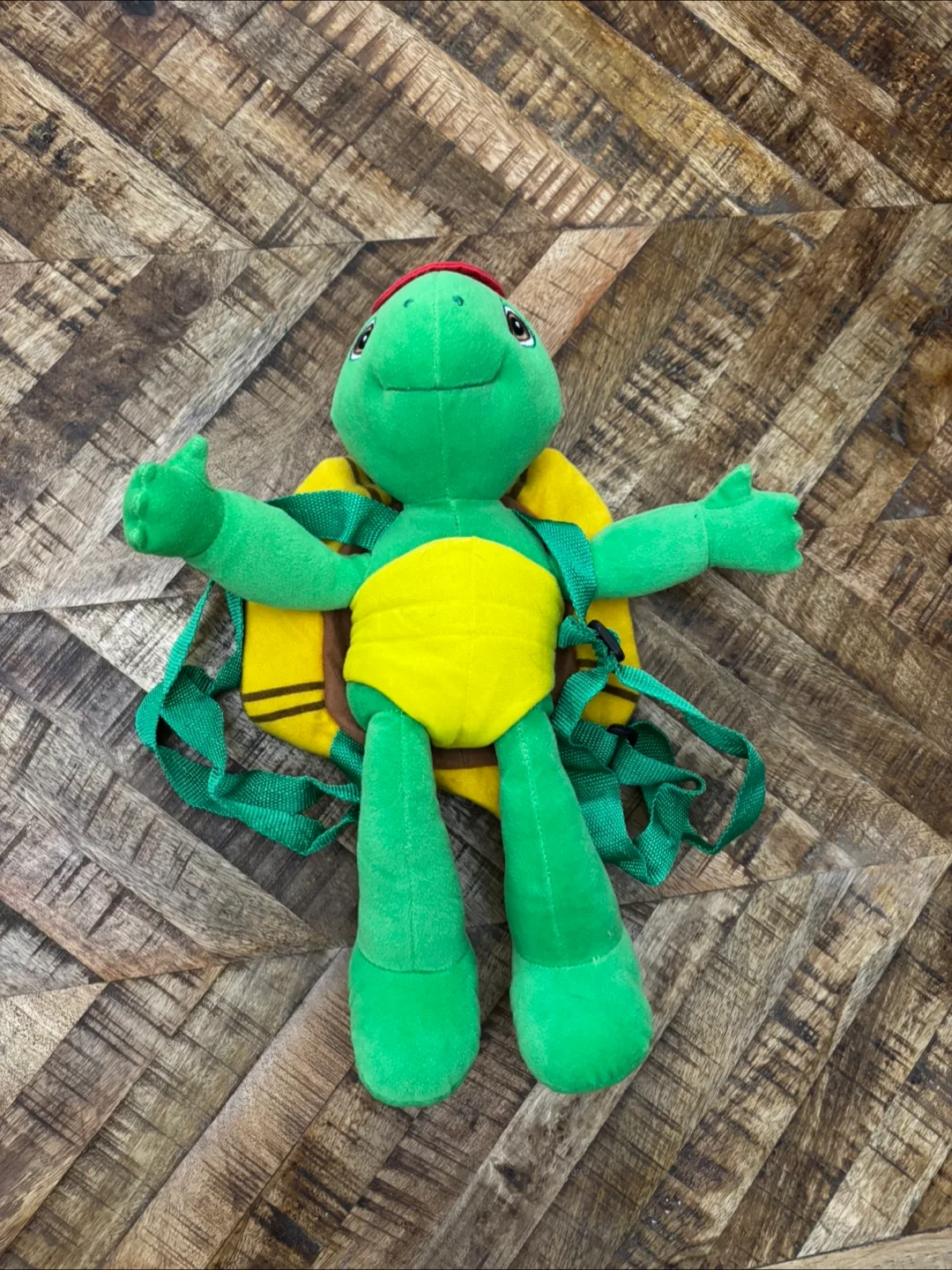 Vintage “Franklin” Plush Backpack image indicator(2)