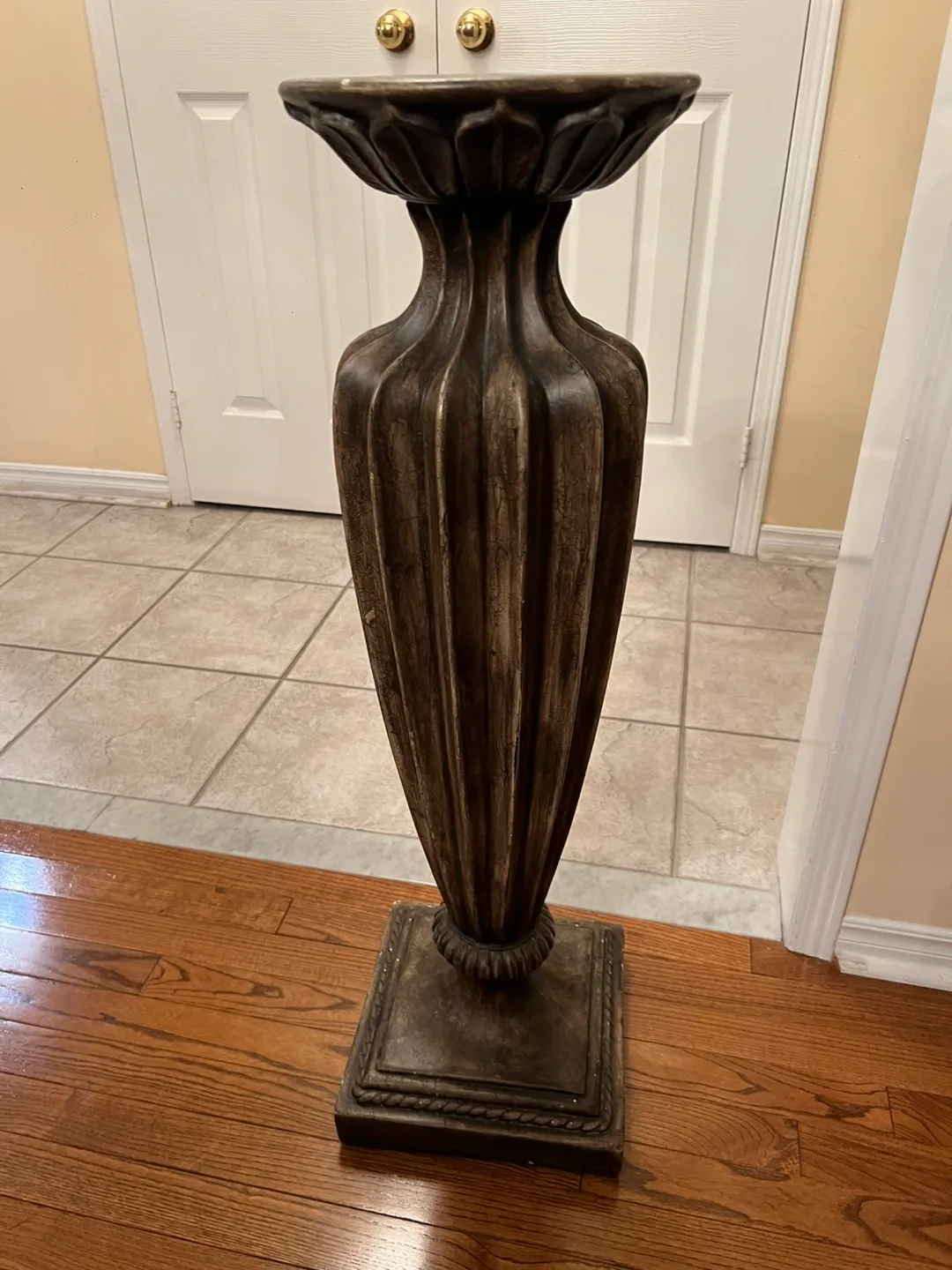 Decorative Bronze-Look Plant Stand thumbnail