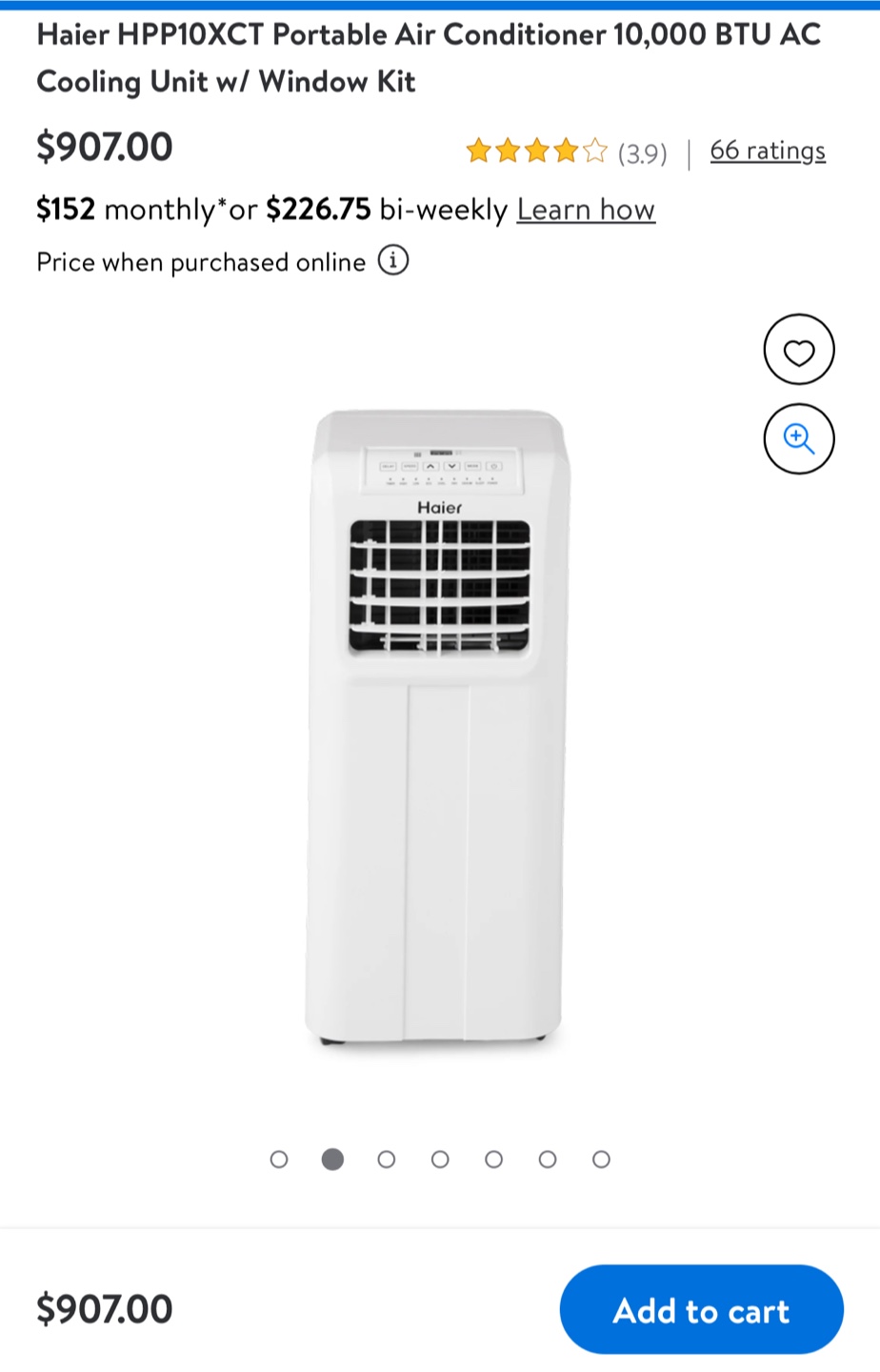 Haier HPP10XCT Portable Air Conditioner - photo 4
