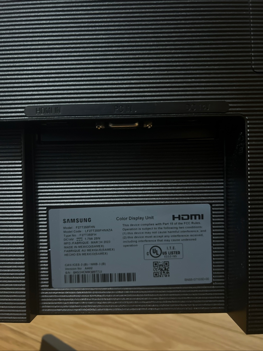 Samsung 27” FHD LED Monitor (LS27T350FHNXZA) - photo 4