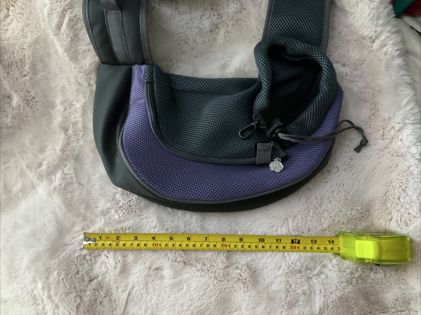 Pet Sling Carrier - Grey & Purple - photo 4