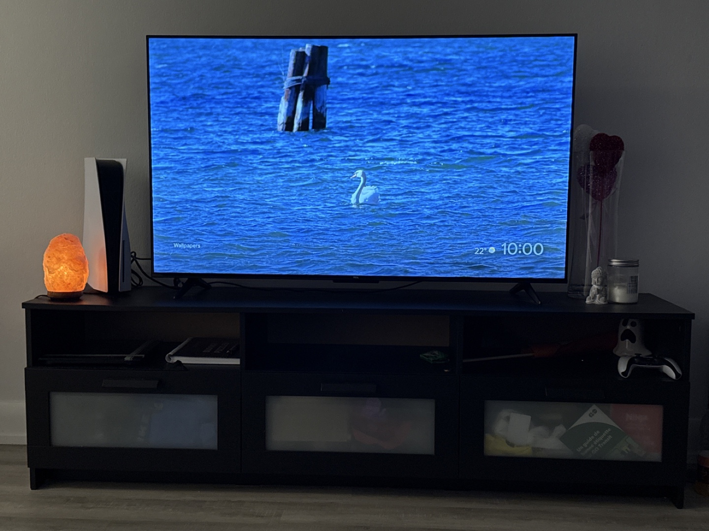 IKEA Brimnes Black TV Bench