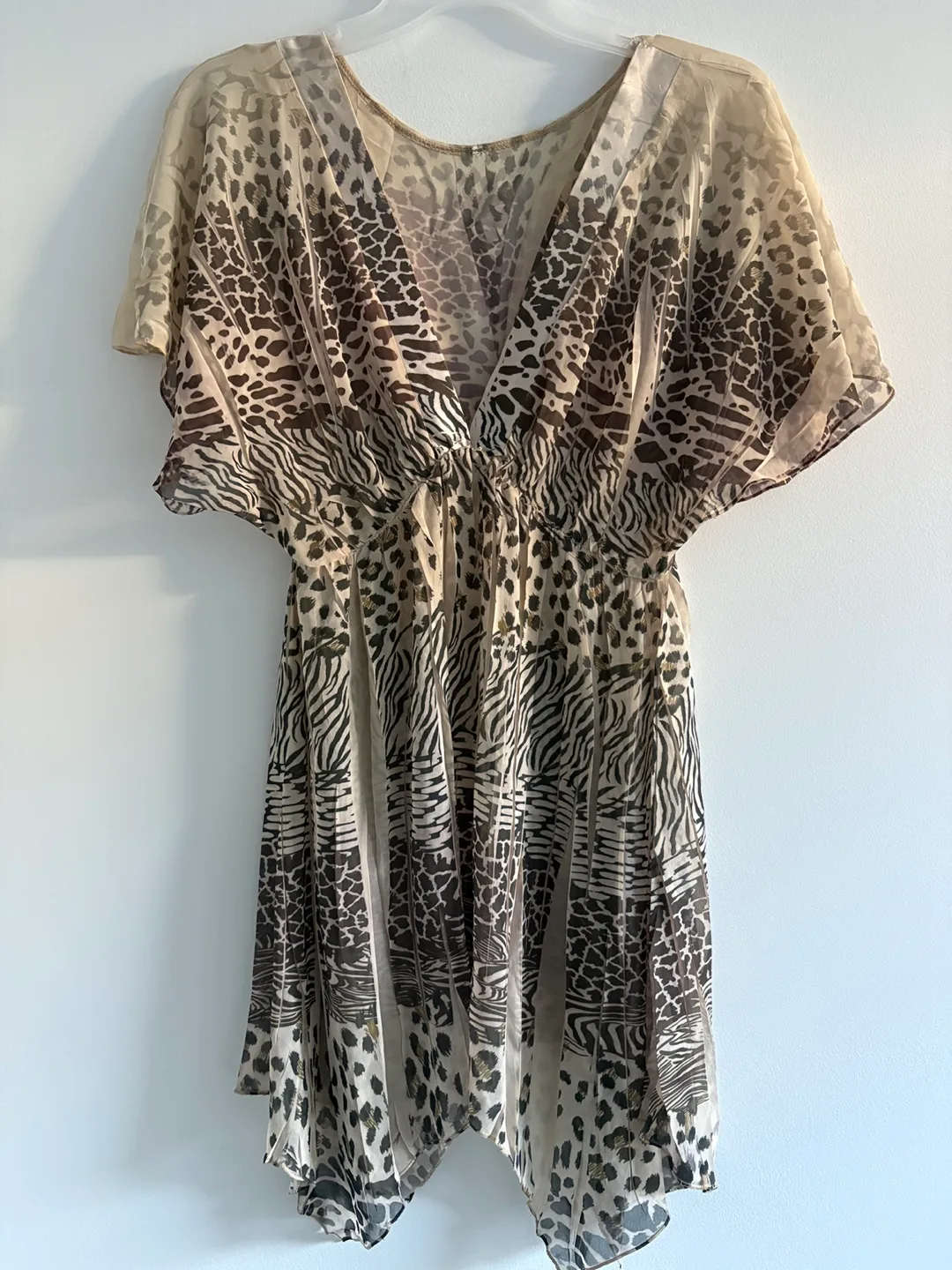 Cute Animal Print Dress! Free Size thumbnail