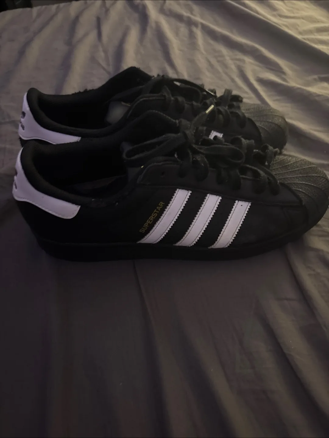 Adidas Superstar Black & White Sneakers image indicator(3)