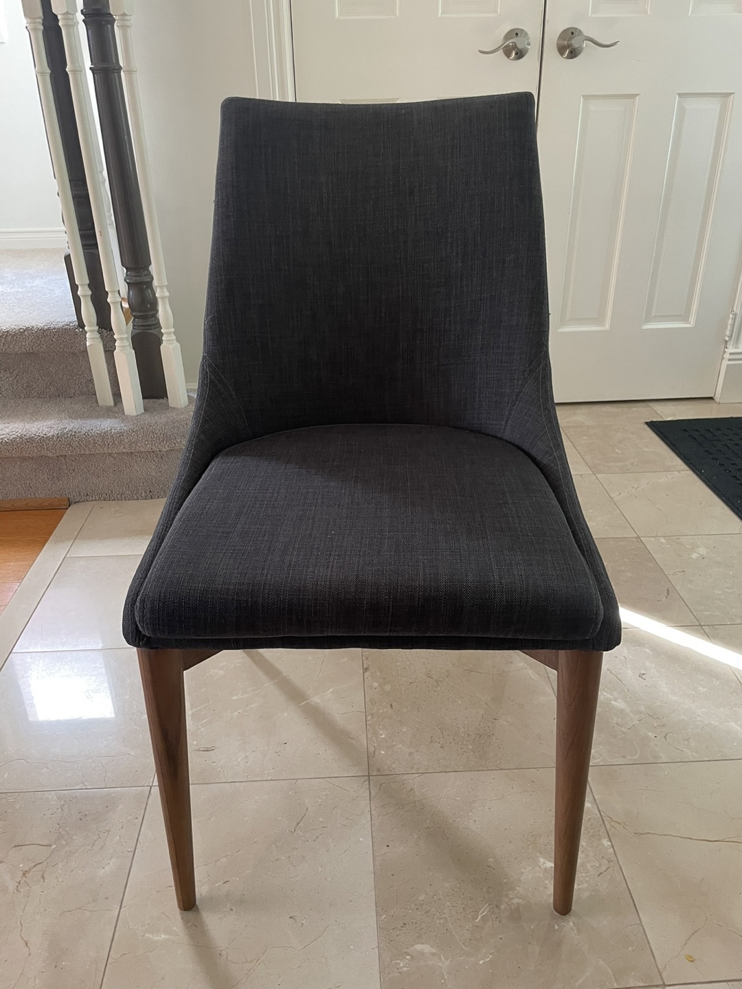Set of 4 Dark Grey Dining Chair - photo 2