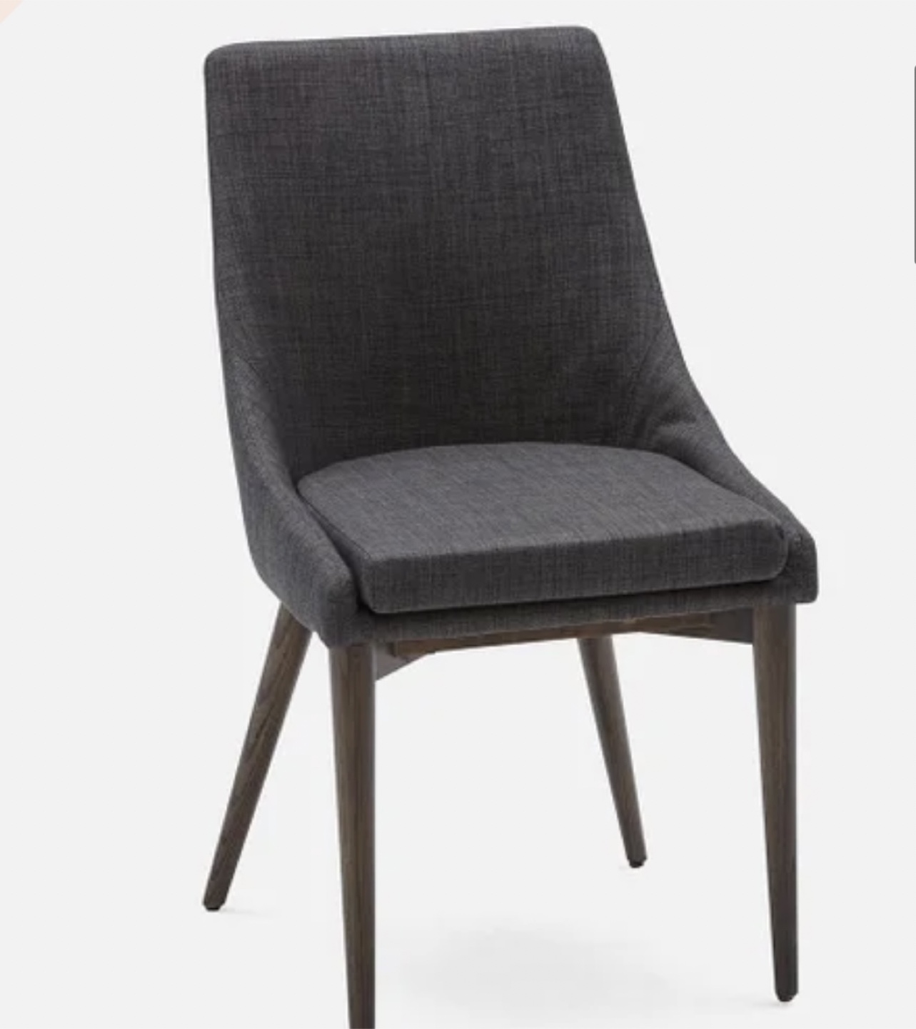 Set of 4 Dark Grey Dining Chair - photo 4