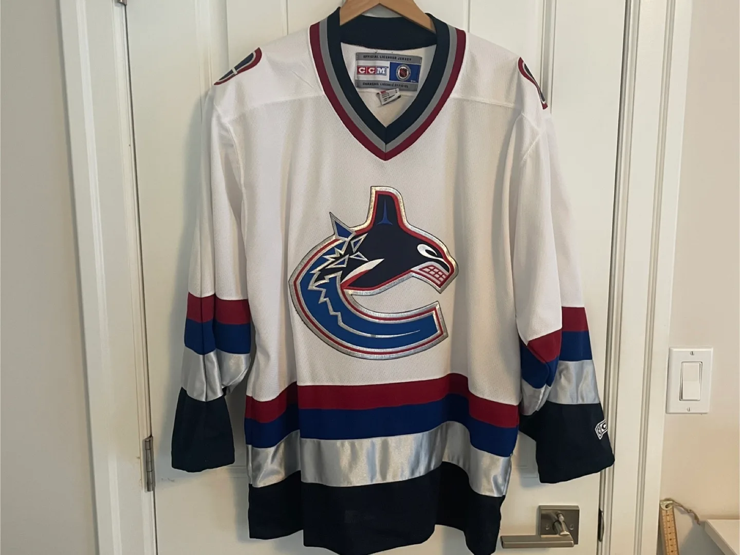 Authentic CCM Vancouver Canucks West Coast Express Jersey Large thumbnail