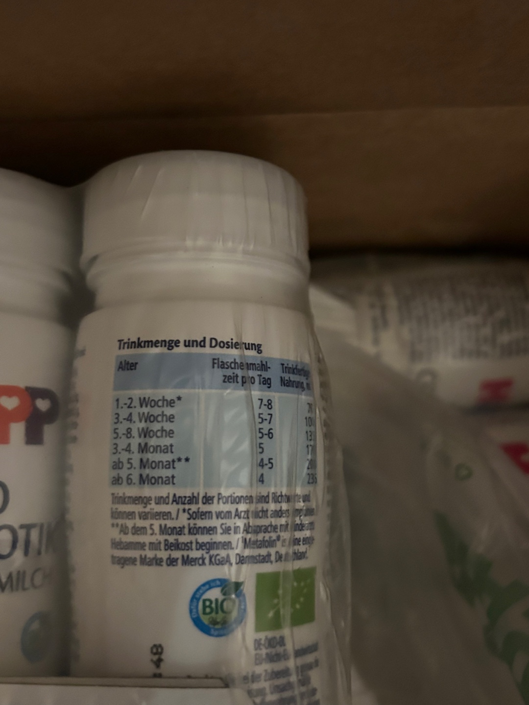 HiPP German Stage 1 Ready to Feed Formula (200 ml) - photo 2