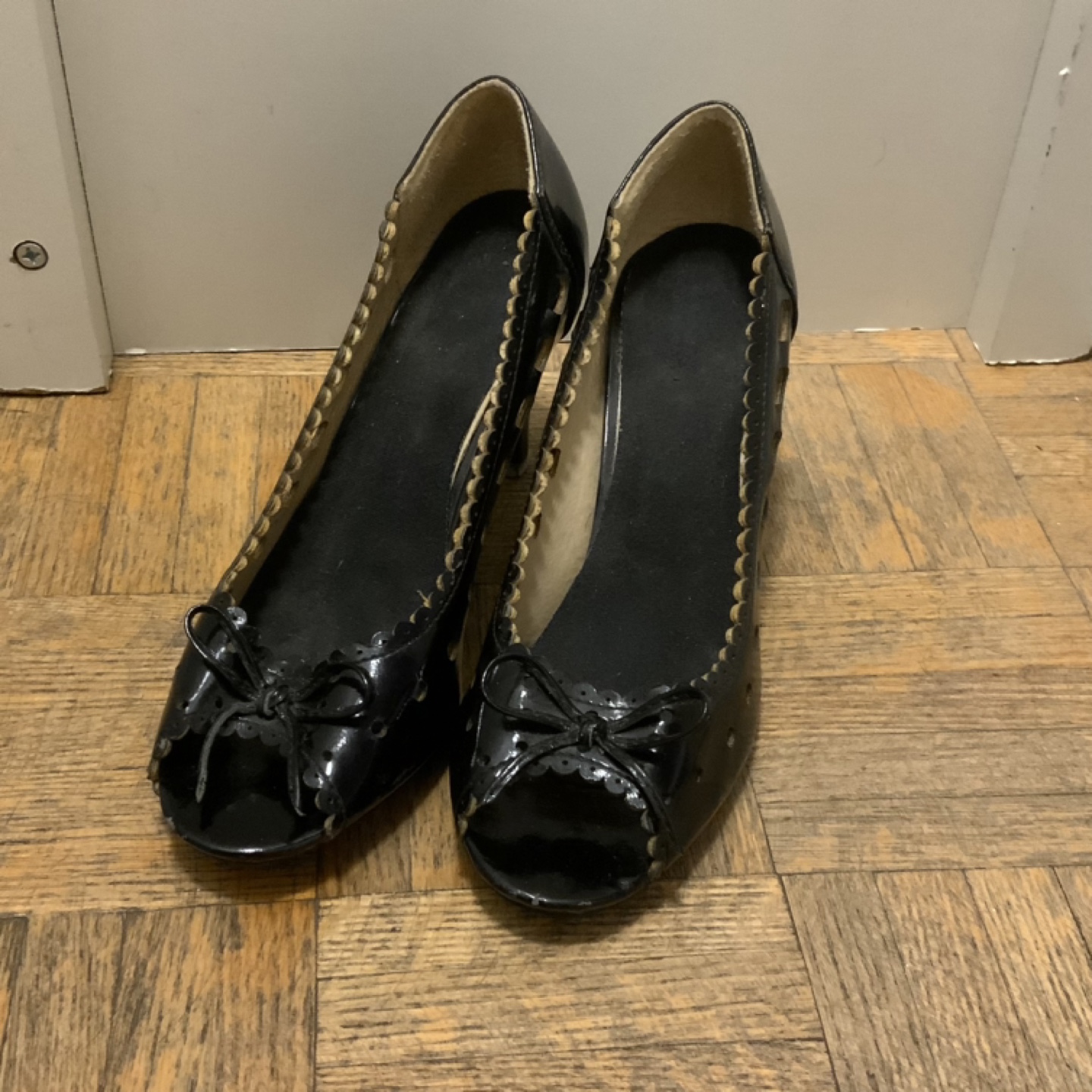 Cute Peep-toe Heels with Bow 🇨🇦 - photo 2