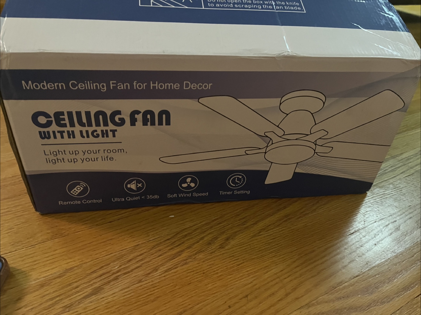 Ceiling Fan with Light Model 8505 Black-46 - photo 4