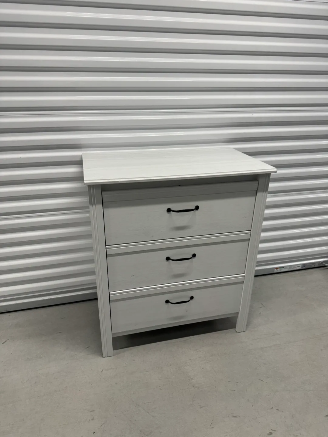 Ikea White 3-Drawer Dresser (DELIVERY AVAILABLE) thumbnail