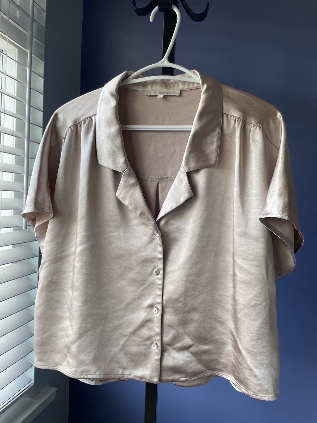 Monk & Lou Champagne Blouse - Size M