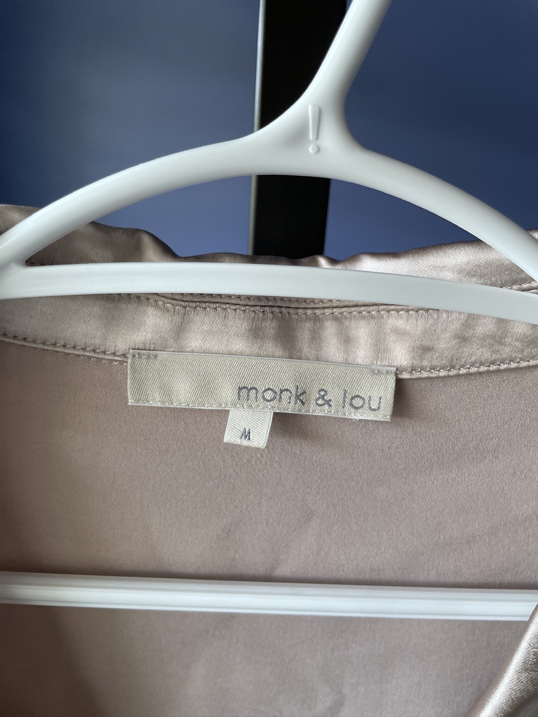 Monk & Lou Champagne Blouse - Size M - photo 3