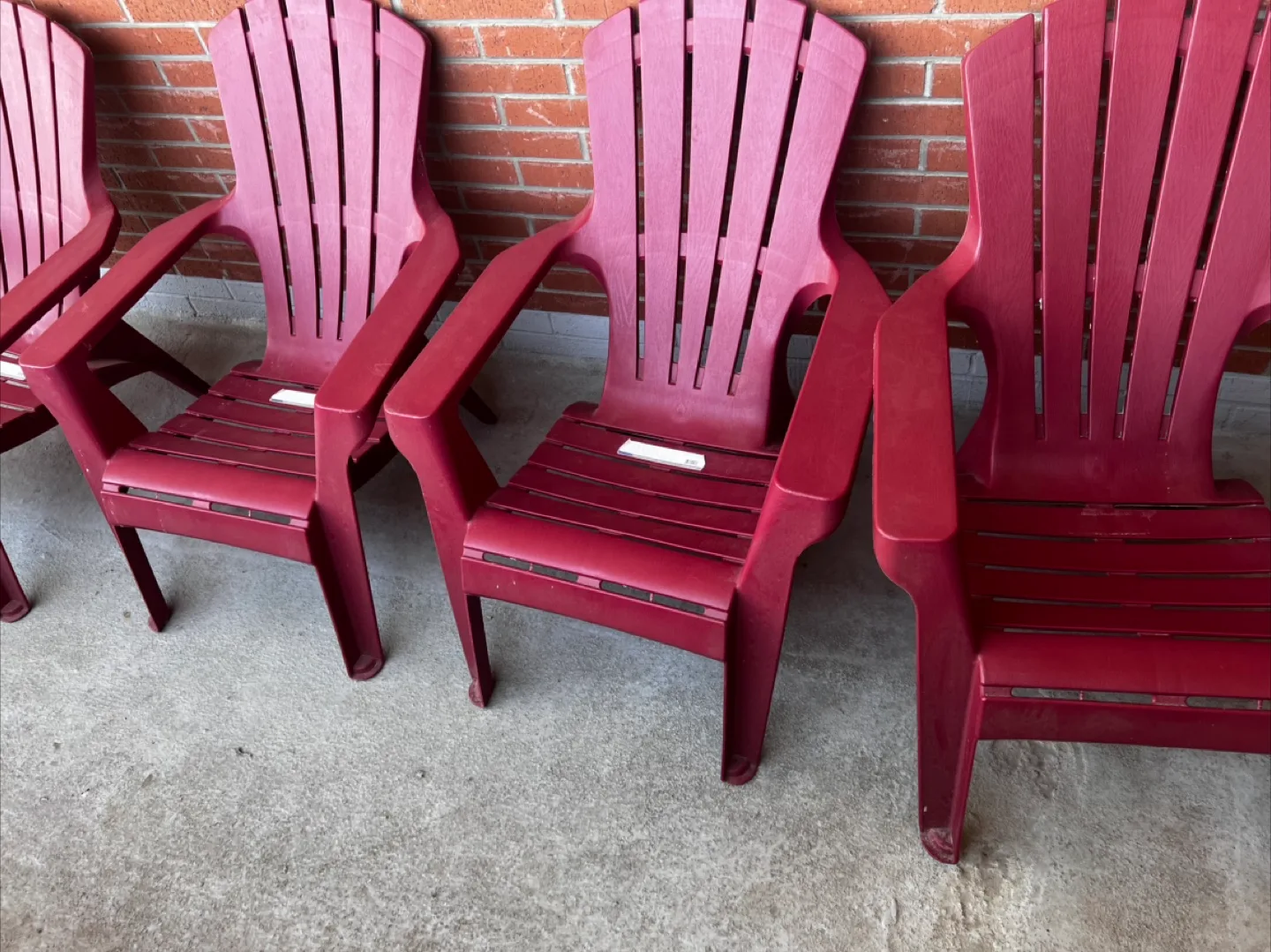 Red Adirondack Chairs thumbnail