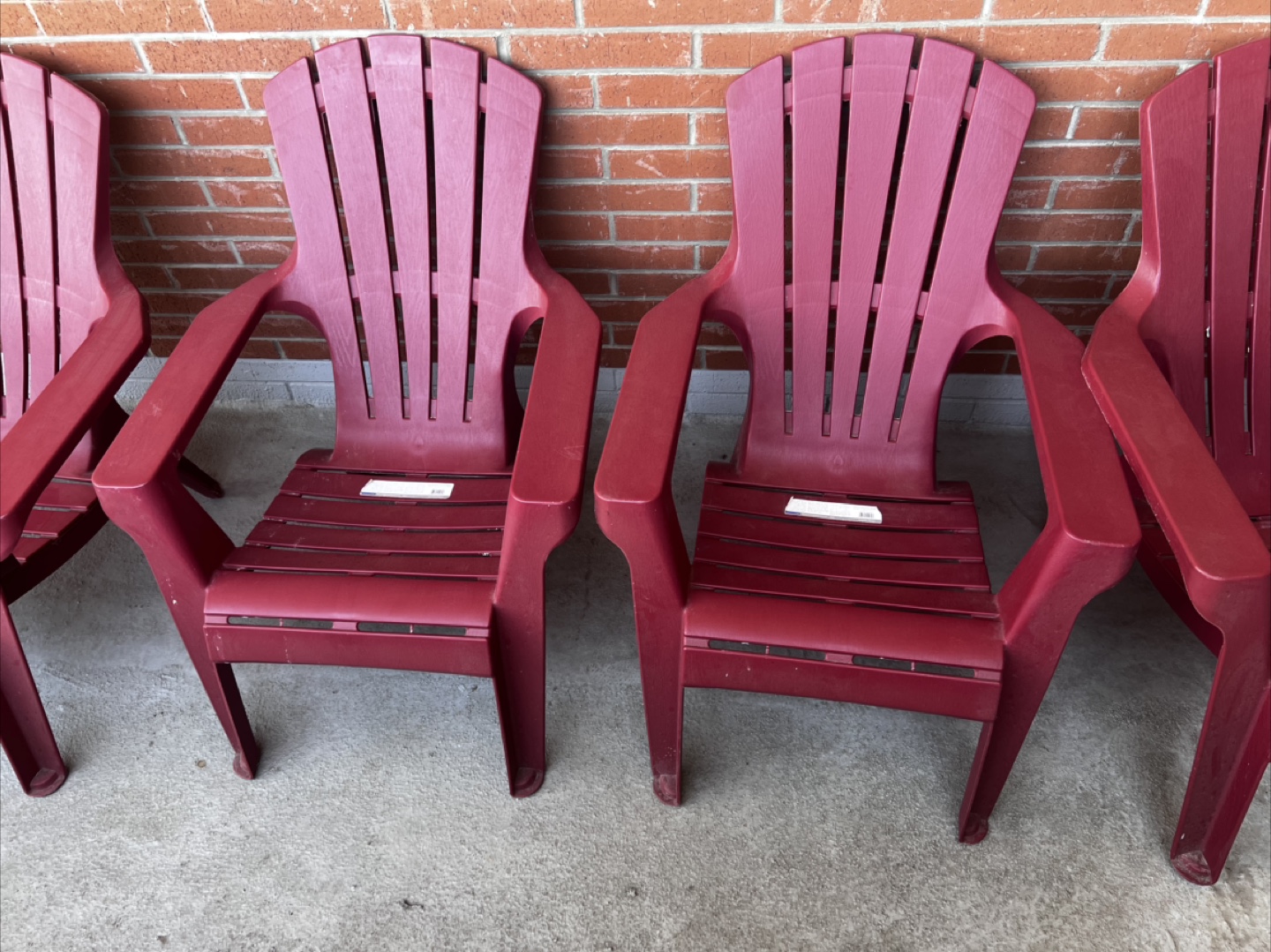 Red Adirondack Chairs - photo 2