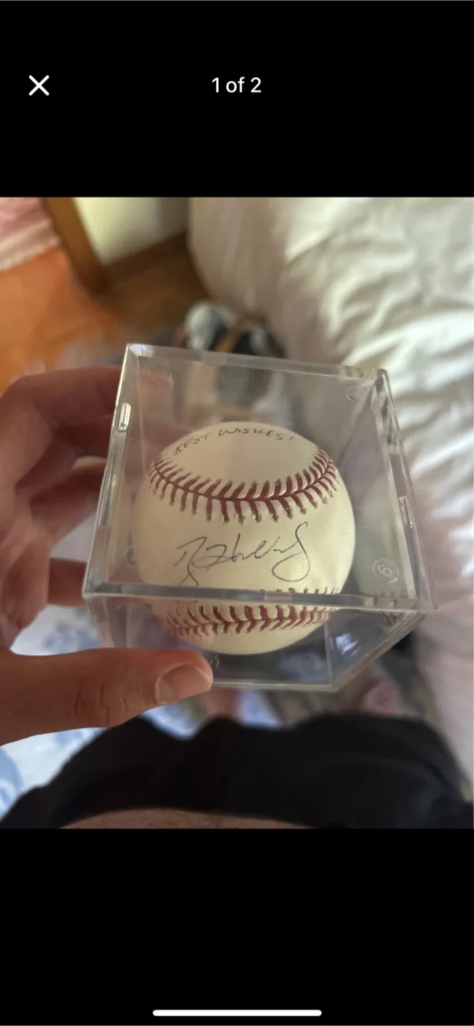 Signed Baseball with Case thumbnail