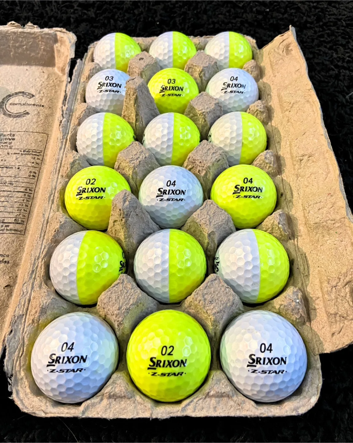 18 Srixon Z-Star Divide Golf Balls thumbnail