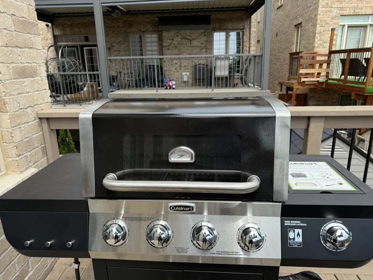 Cuisinart Gas Grill with Side Burner thumbnail