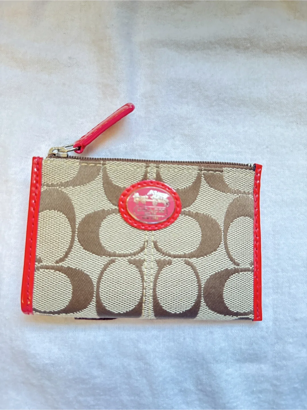 Coach Coin  Card  pouch with Signature Pattern image indicator(3)