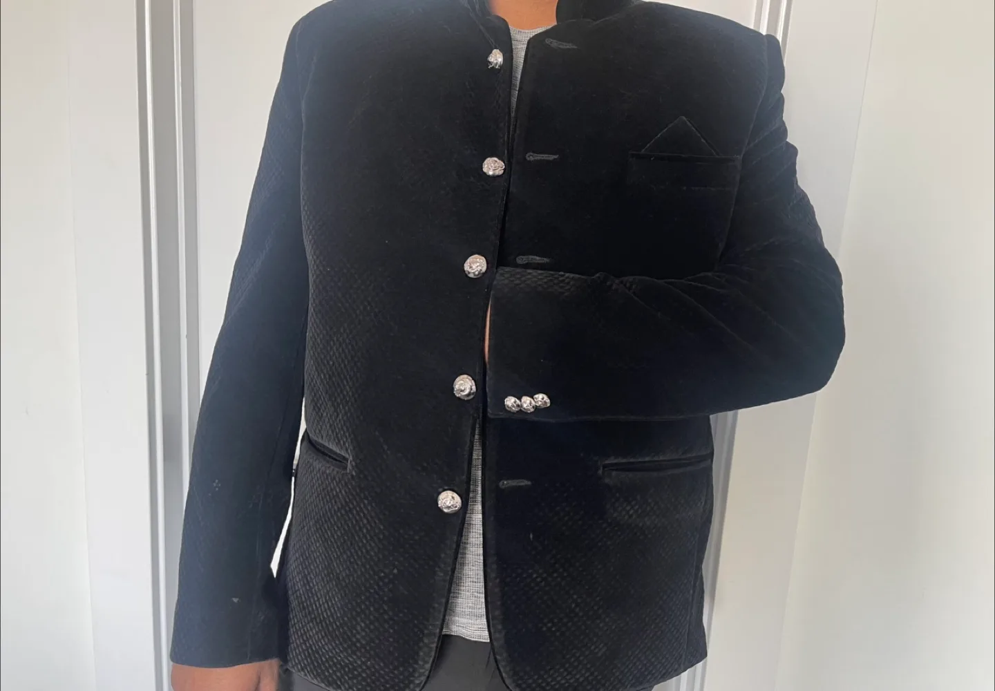 Black Velvet blazer thumbnail