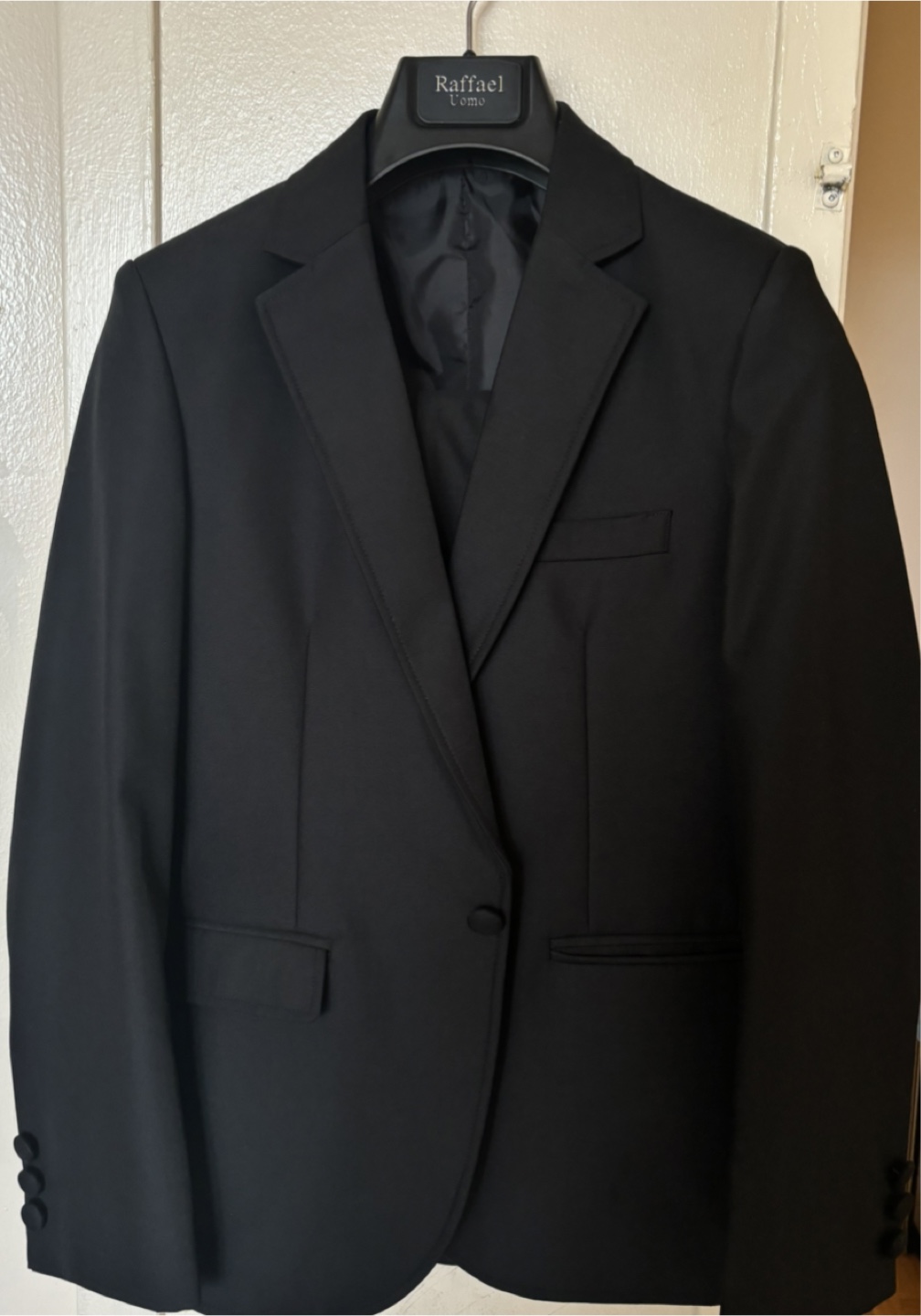 Kid’s Black 3-Piece Suit | Raffael Uomo