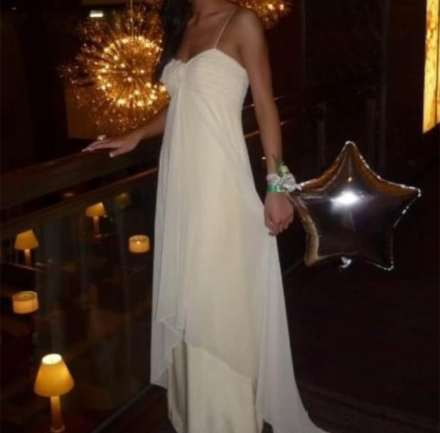 Badgley Mischka butter yellow bridesmaid wedding guest dress - photo 4