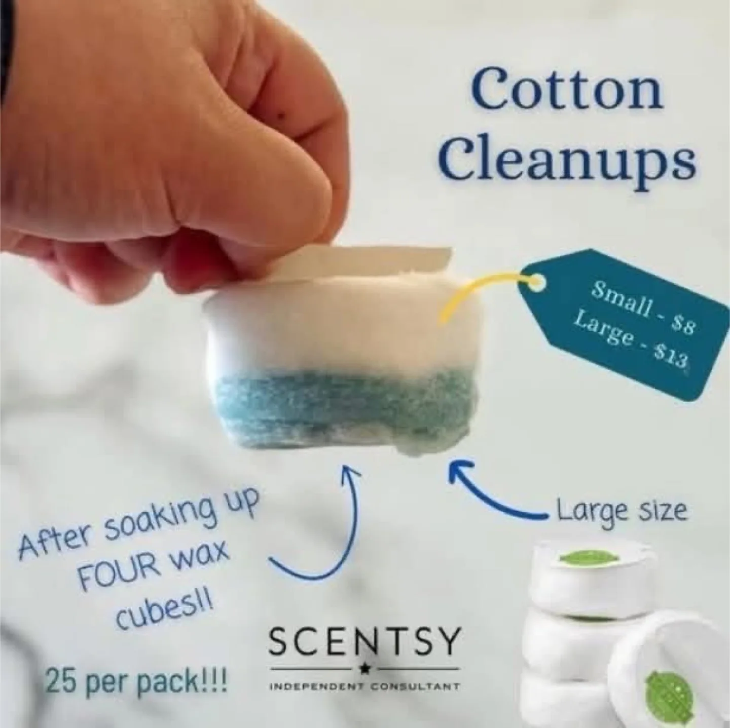 Scentsy Cotton Clean Ups! thumbnail