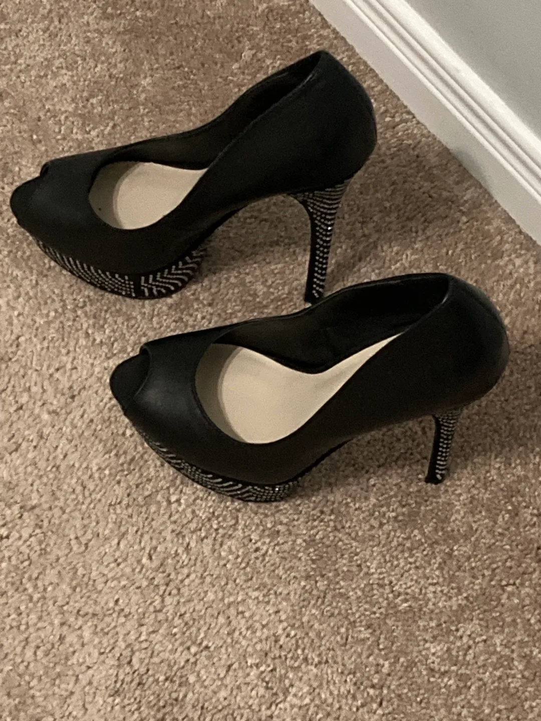 ALDO Black Heels, Size 7.5 thumbnail