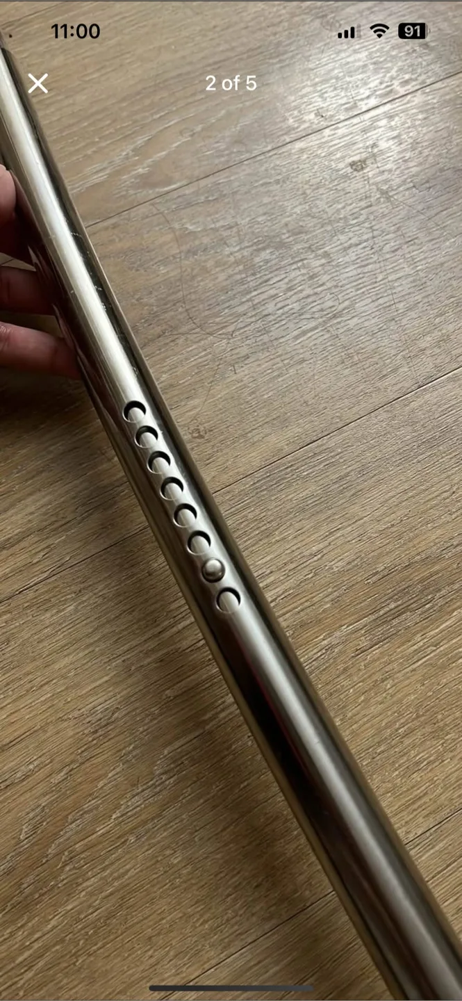 Curved Shower Curtain Rod - Silver image indicator(2)