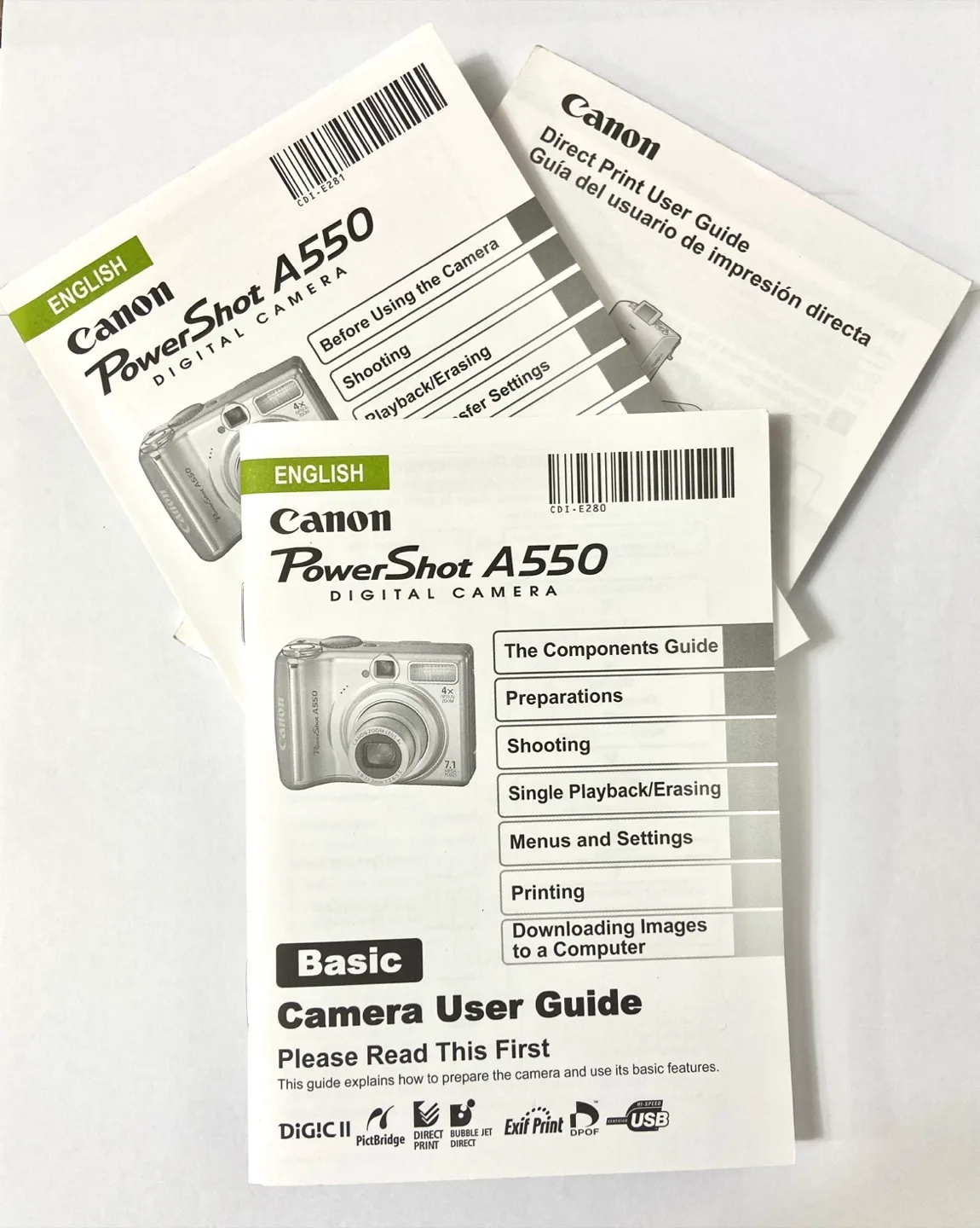 Canon PowerShot A550 7.1MP Digital Camera image indicator(8)