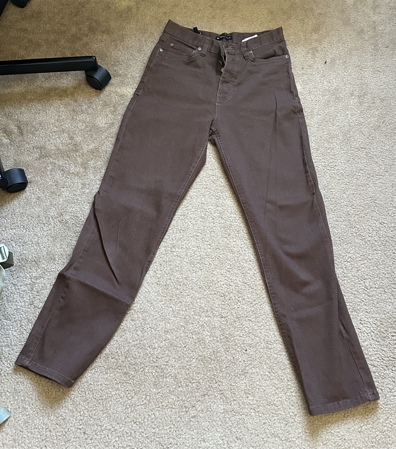 Bluenotes Denim Brown Straight Jeans
