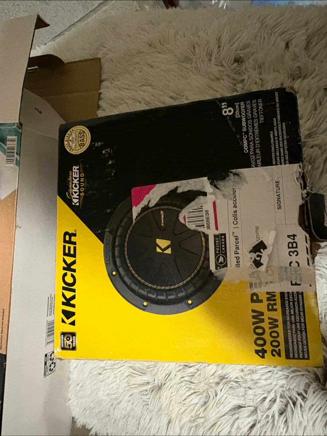 Kicker CompC 8" Subwoofer - New in Box! thumbnail