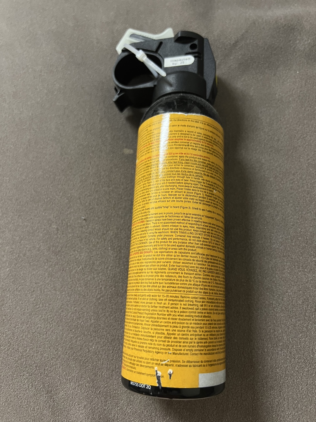 Frontiersman Bear Attack Deterrent Spray - photo 2