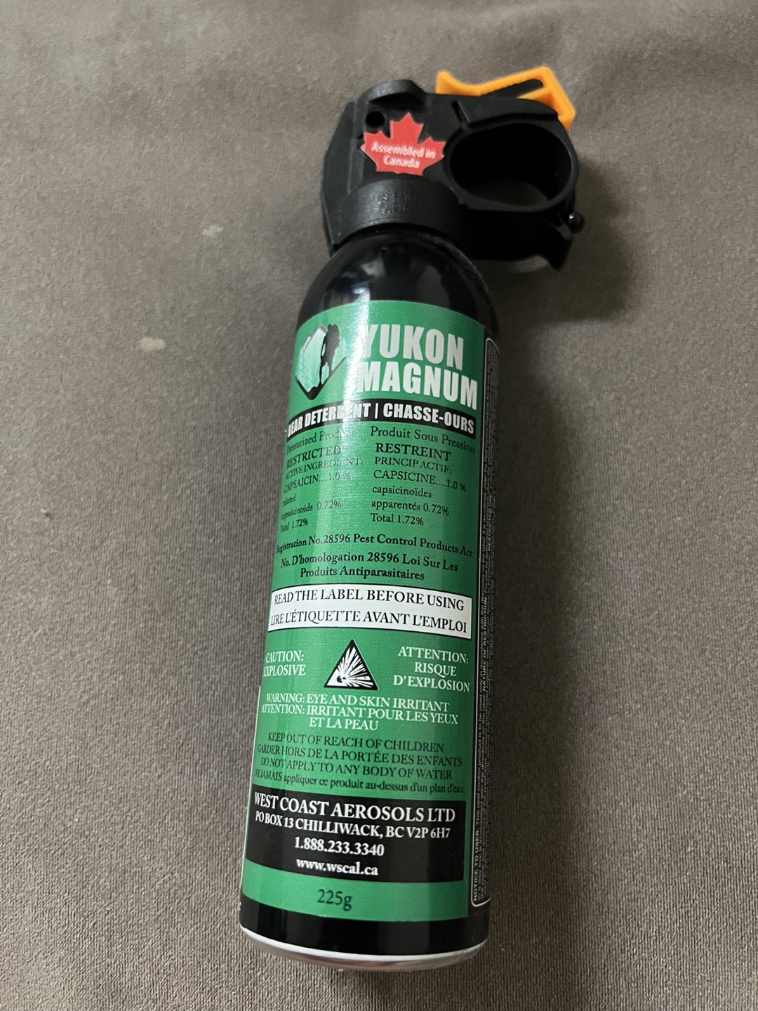 Yukon Magnum Bear Deterrent - 325g