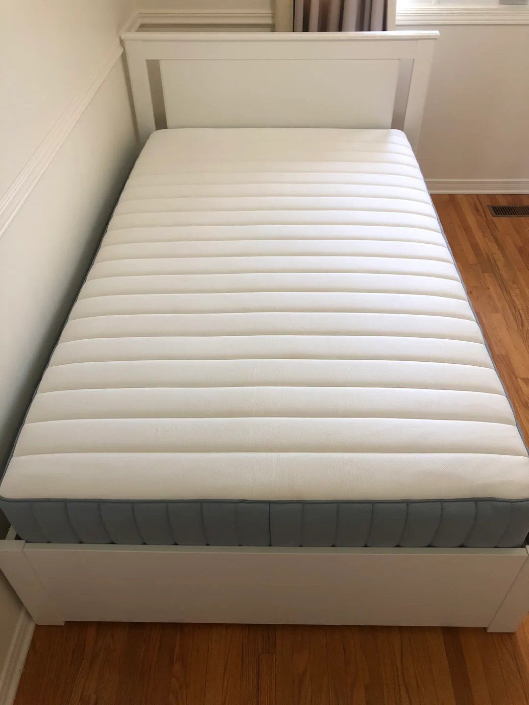 IKEA SONGESAND Bed Frame + BALLEVÅG Pocket Spring Mattress thumbnail