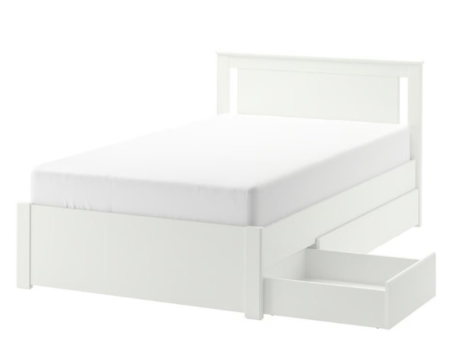 IKEA SONGESAND Bed Frame + BALLEVÅG Pocket Spring Mattress - photo 2