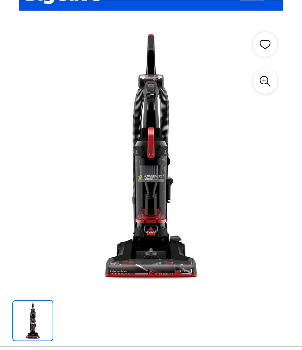 Bissell PowerForce Turbo Vacuum
