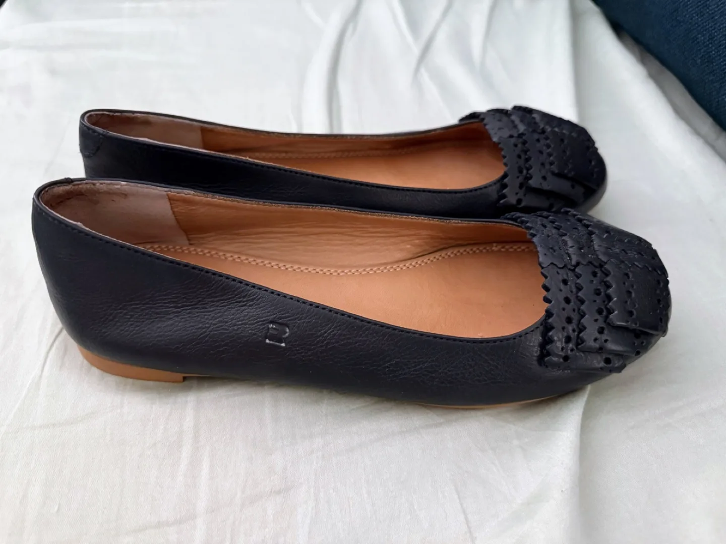 Fratelli Rossetti Black Leather Flats image indicator(4)