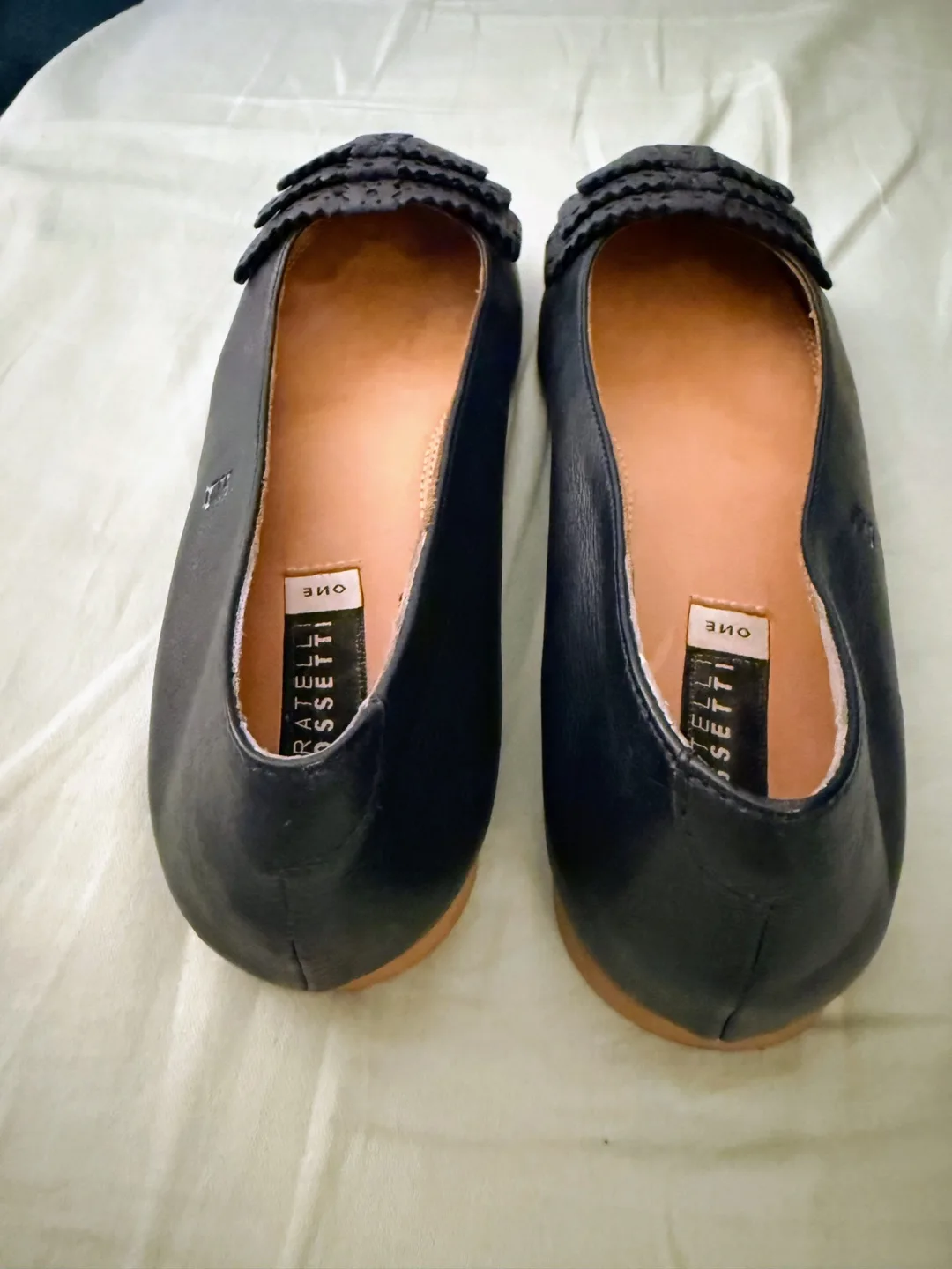 Fratelli Rossetti Black Leather Flats image indicator(3)