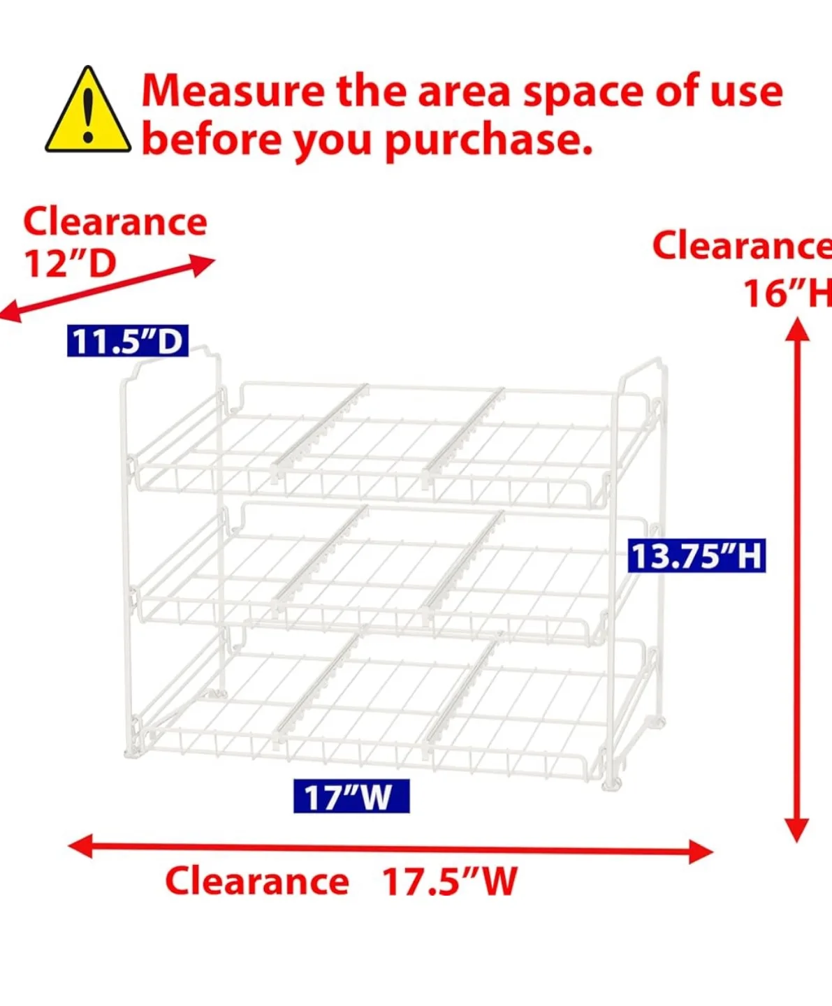 3-Tier Stackable Can Rack Organizer image indicator(2)
