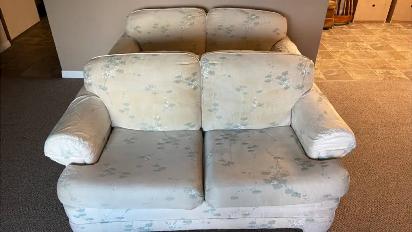 2 Kroehler Loveseat Sofa thumbnail